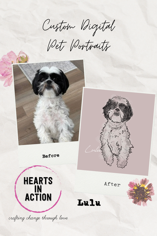 Custom Digital Pet Portrait (Commission)